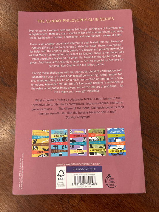 Lost art of gratitude. Alexander McCall-Smith. 2009.