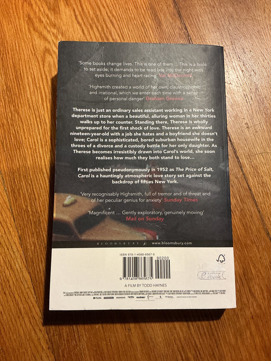 Carol. Patricia Highsmith. 2015.