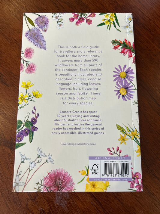Cronin’s key guide to Australian wildflowers. Leonard Cronin. 2023.