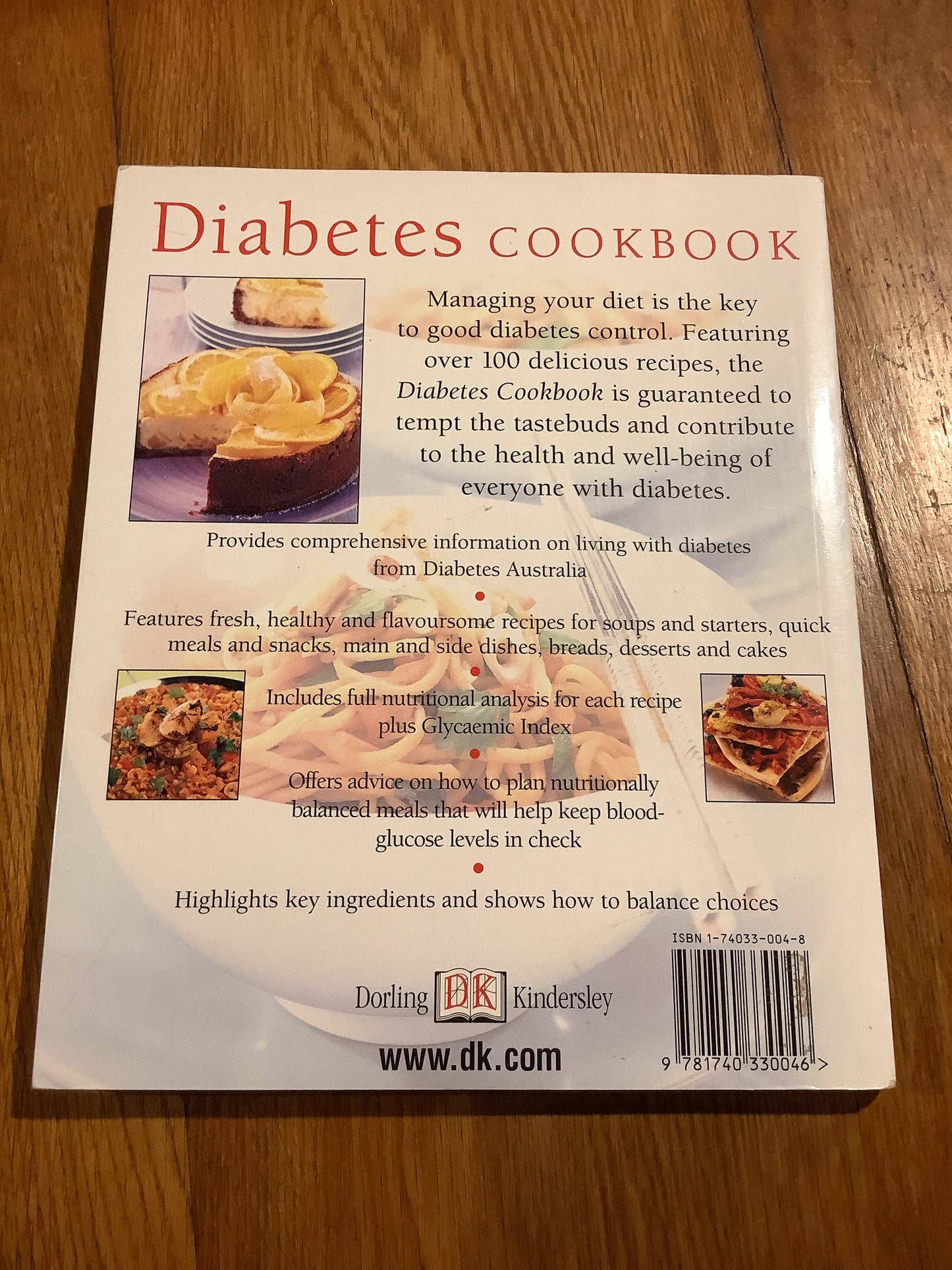 Diabetes cookbook. Diabetes Australia. 2001.