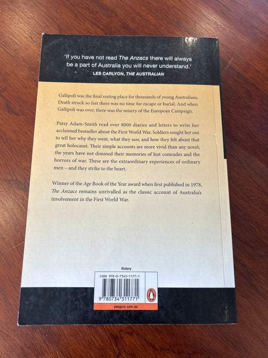 Anzacs. Patsy Adam Smith. 2011.