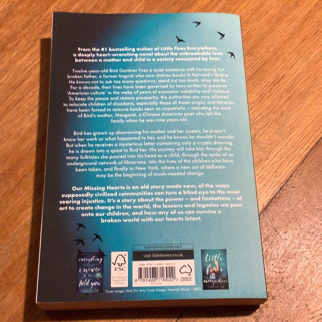 Our missing hearts. Celeste Ng. 2022.