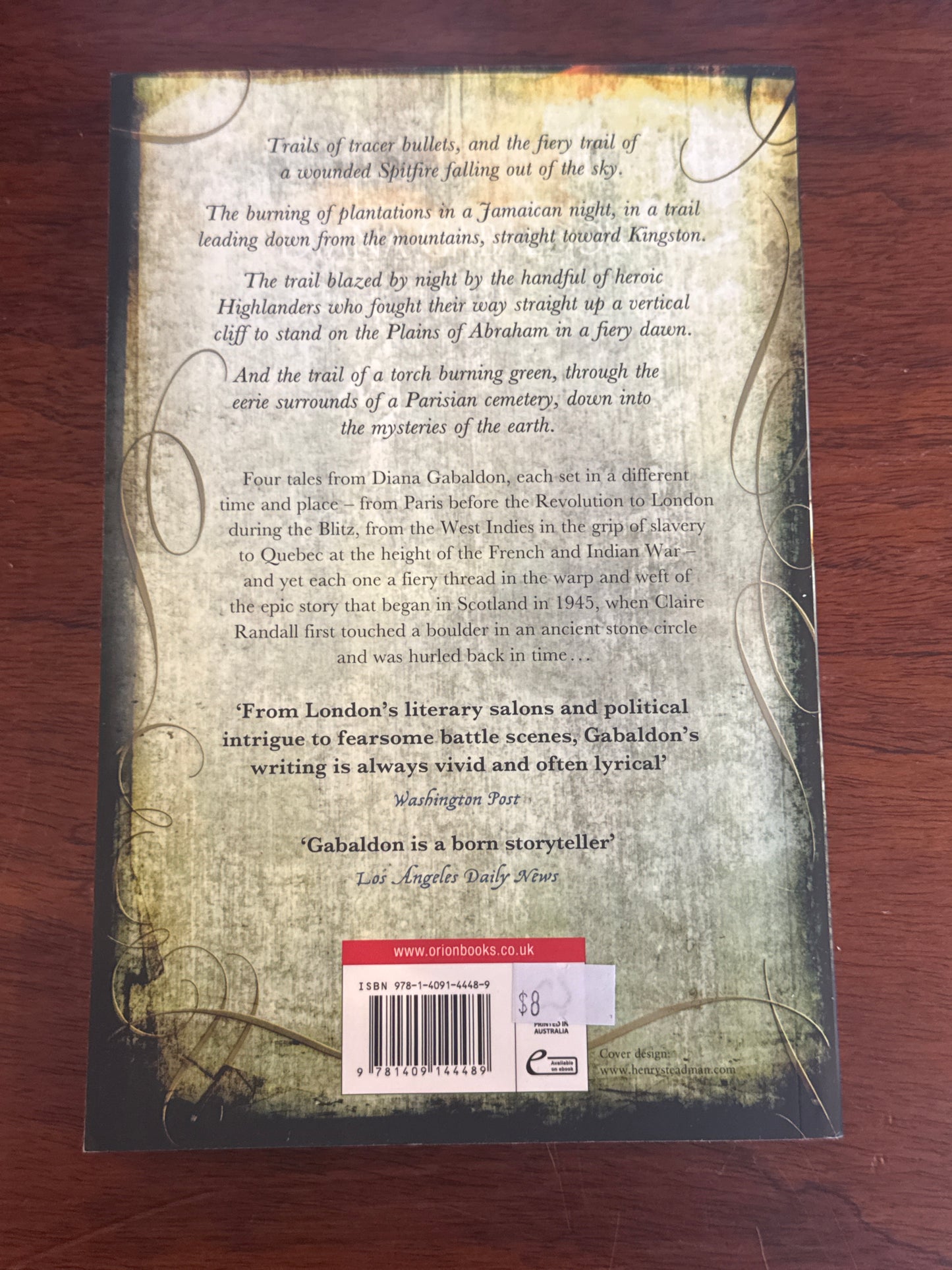 Trail of fire: four Outlander tales. Diana Gabaldon. 2012.