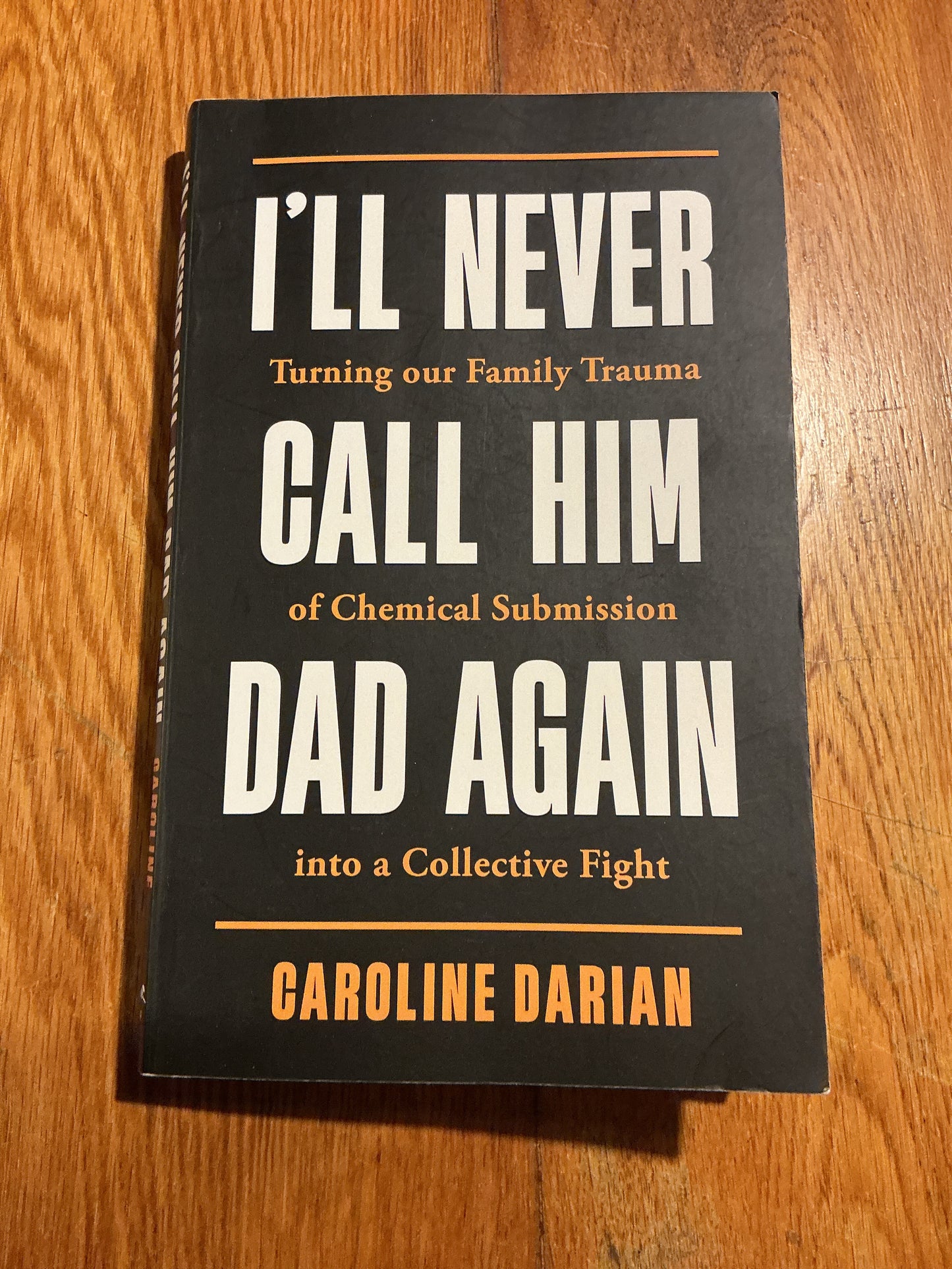 I’ll never call him Dad again: turning our family trauma of chemical submission into a collective fight. Caroline Darian. 2022.