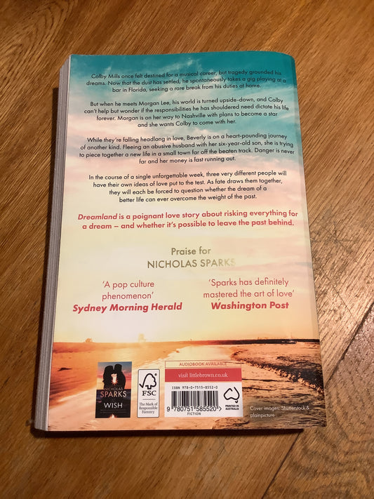 Dreamland. Nicholas Sparks. 2022.