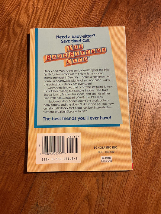 Baby-sitters club: boy-crazy Stacey. Ann M. Martin. 1987.