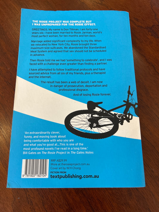 Rosie effect. Graeme Simsion. 2014.