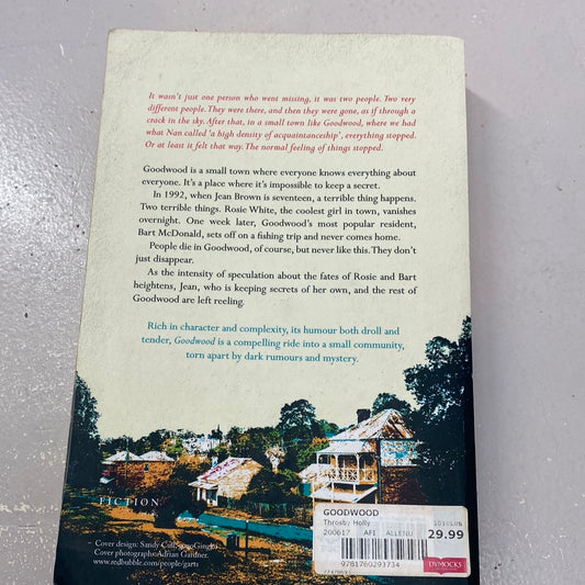 Goodwood. Holly Throsby. 2016.