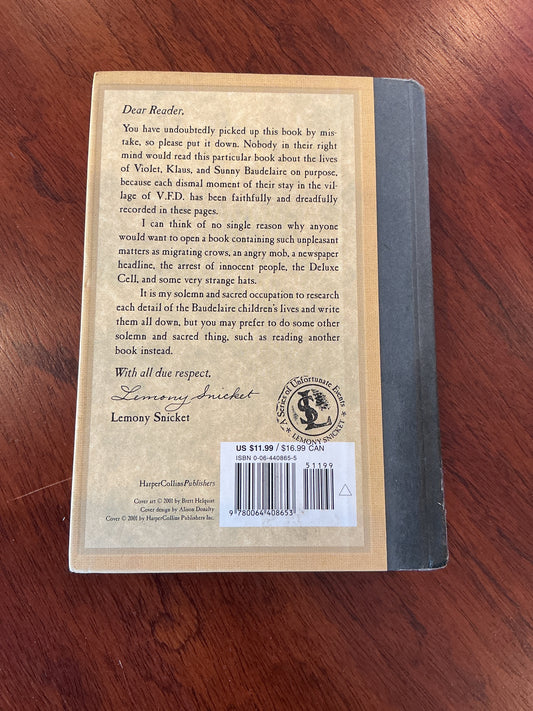 Vile village. Lemony Snicket. 2001.