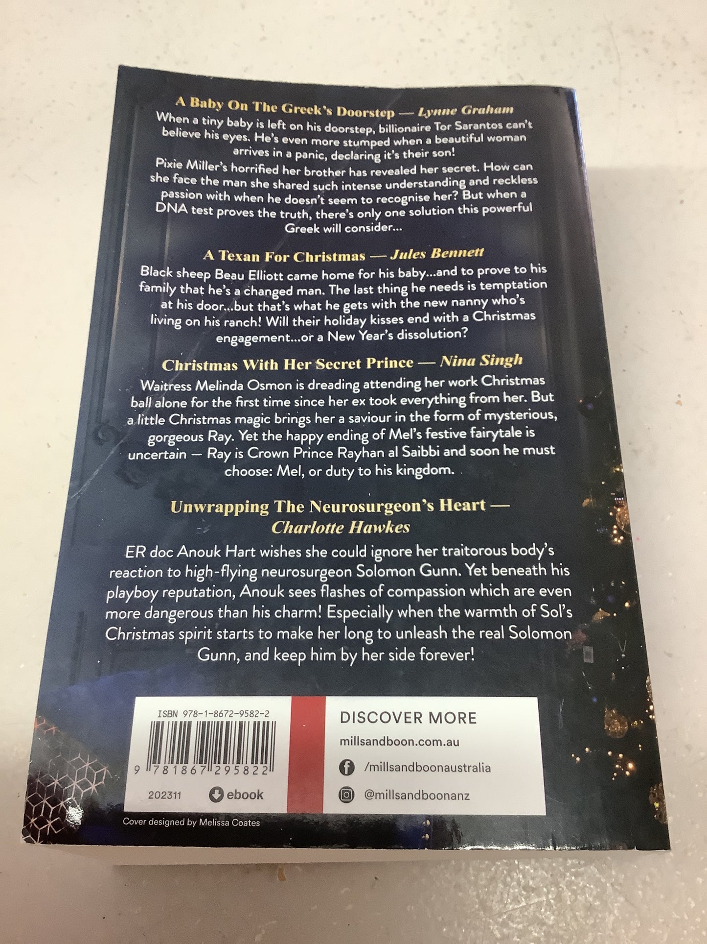 Christmas blockbuster 2023. Lynne Graham, Jules Bennett, Nina Singh & Charlotte Hawkes. 2023.