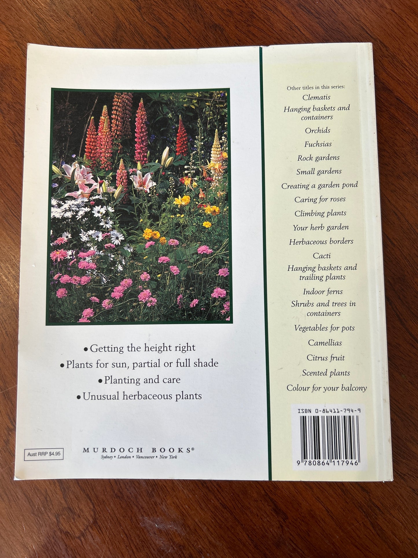Success with herbaceous borders. Dorothee Waechter. 1998.