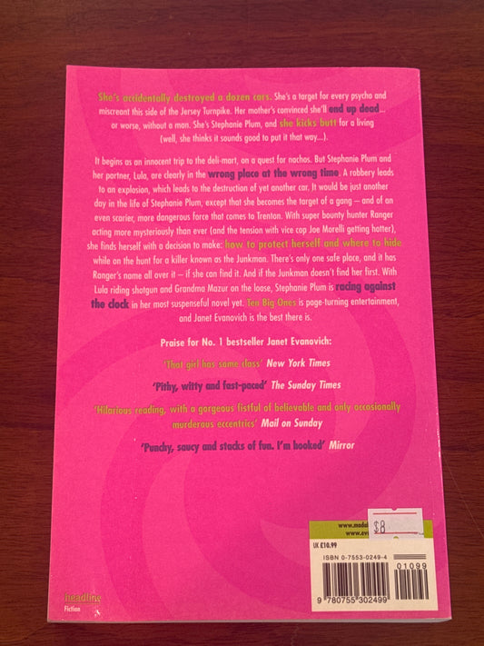 Ten big ones. Janet Evanovich. 2004.