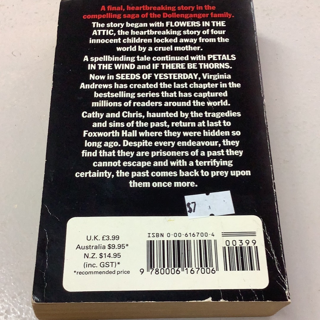 Seeds of yesterday. Virginia Andrews. 1989.