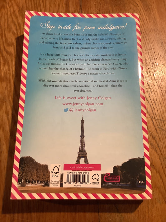 Loveliest chocolate shop in Paris. Jenny Colgan. 2016.