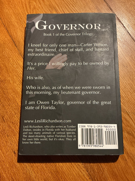 Governor. Leslie Richardson. 2018.