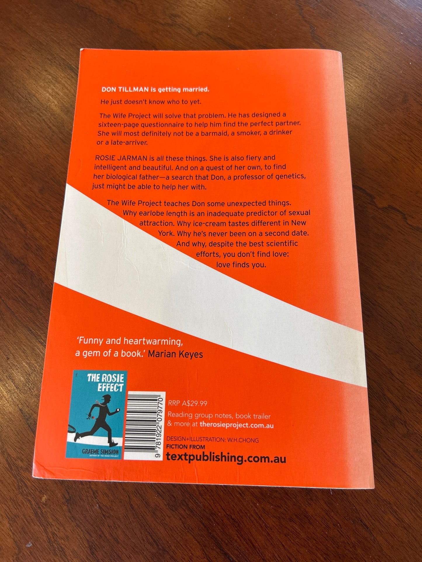 Rosie project. Graeme Simsion. 2014.