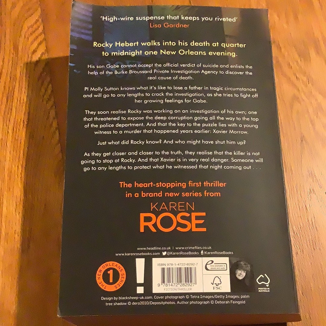 Quarter to midnight. Karen Rose. 2022.