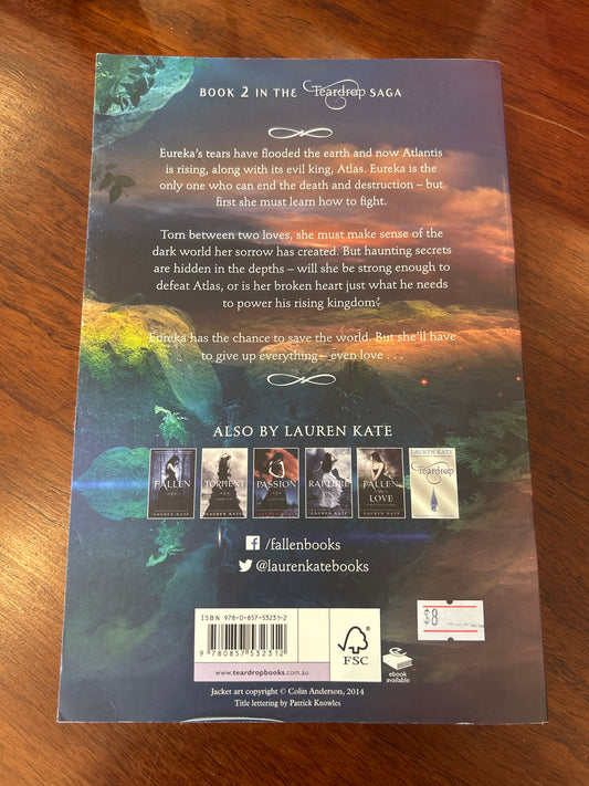 Waterfall. Lauren Kate. 2014.