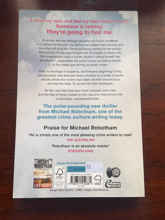Close your eyes. Michael Robotham. 2015.