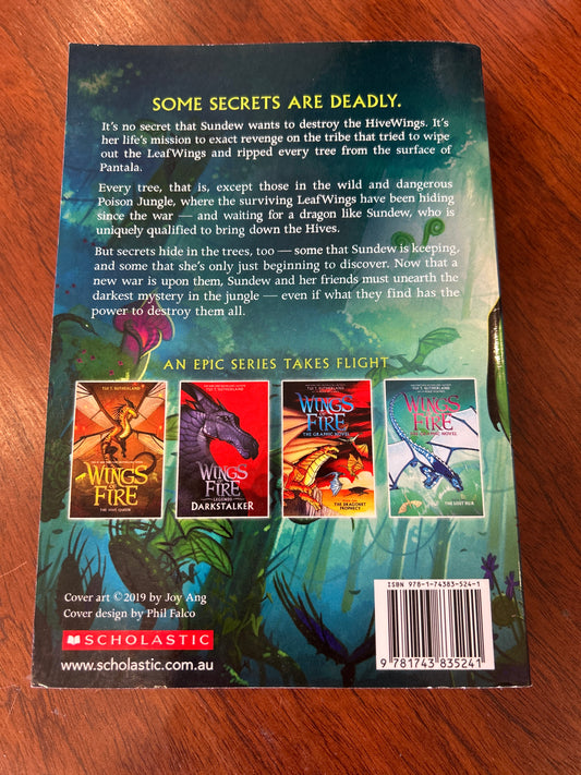 Wings of Fire: poison jungle. Tui T. Sutherland. 2019.