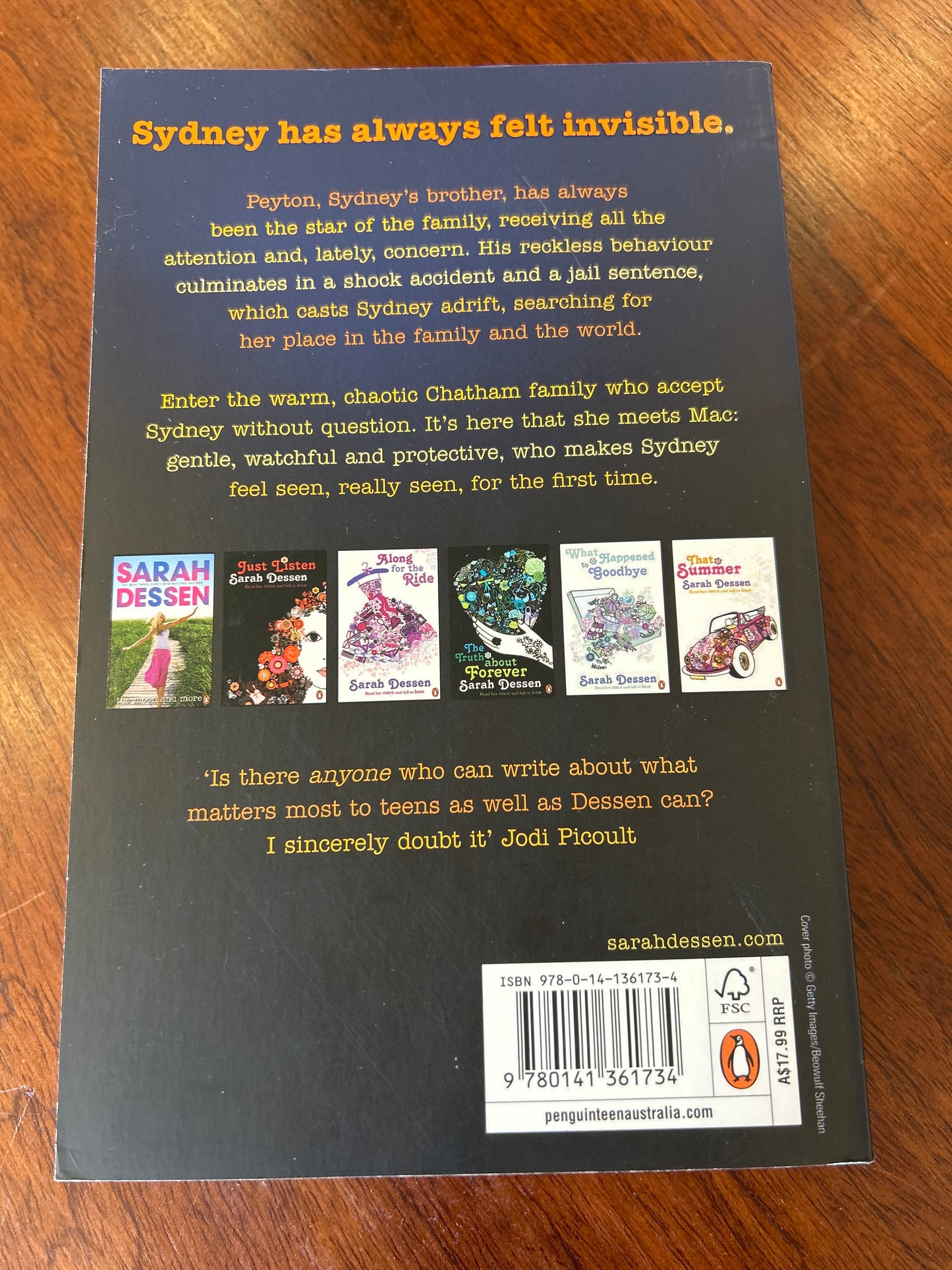 Saint anything. Sarah Dessen. 2015.