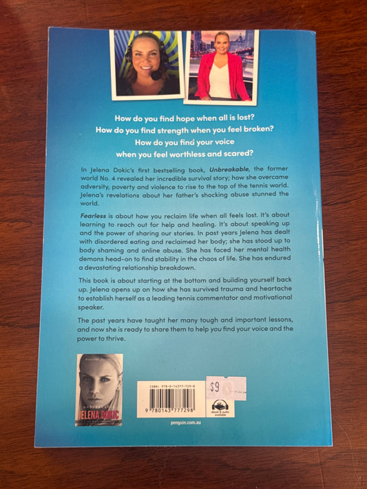 Fearless: finding the power to thrive. Jelena Dokic. 2023.