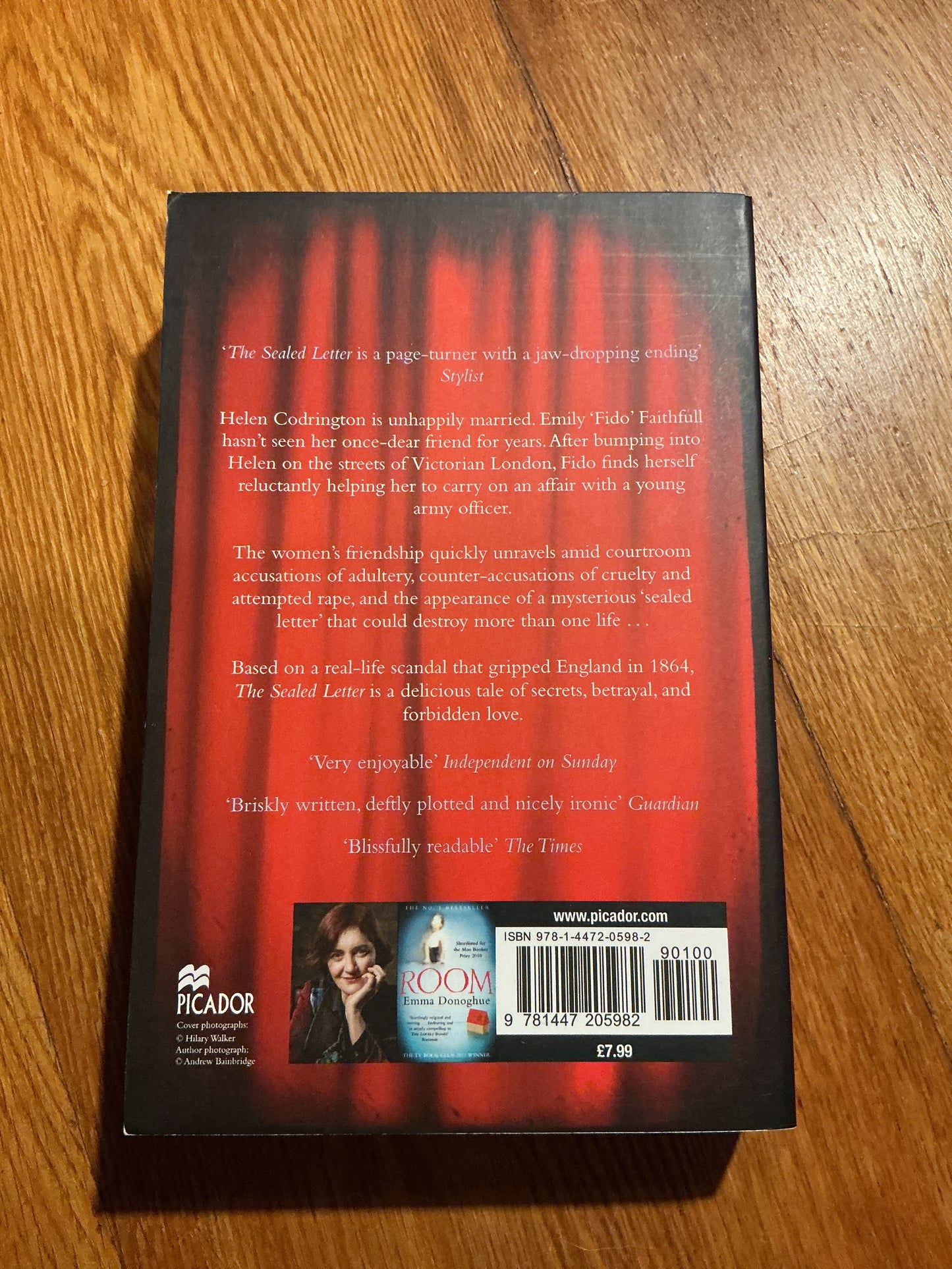 Sealed letter. Emma Donoghue. 2012.