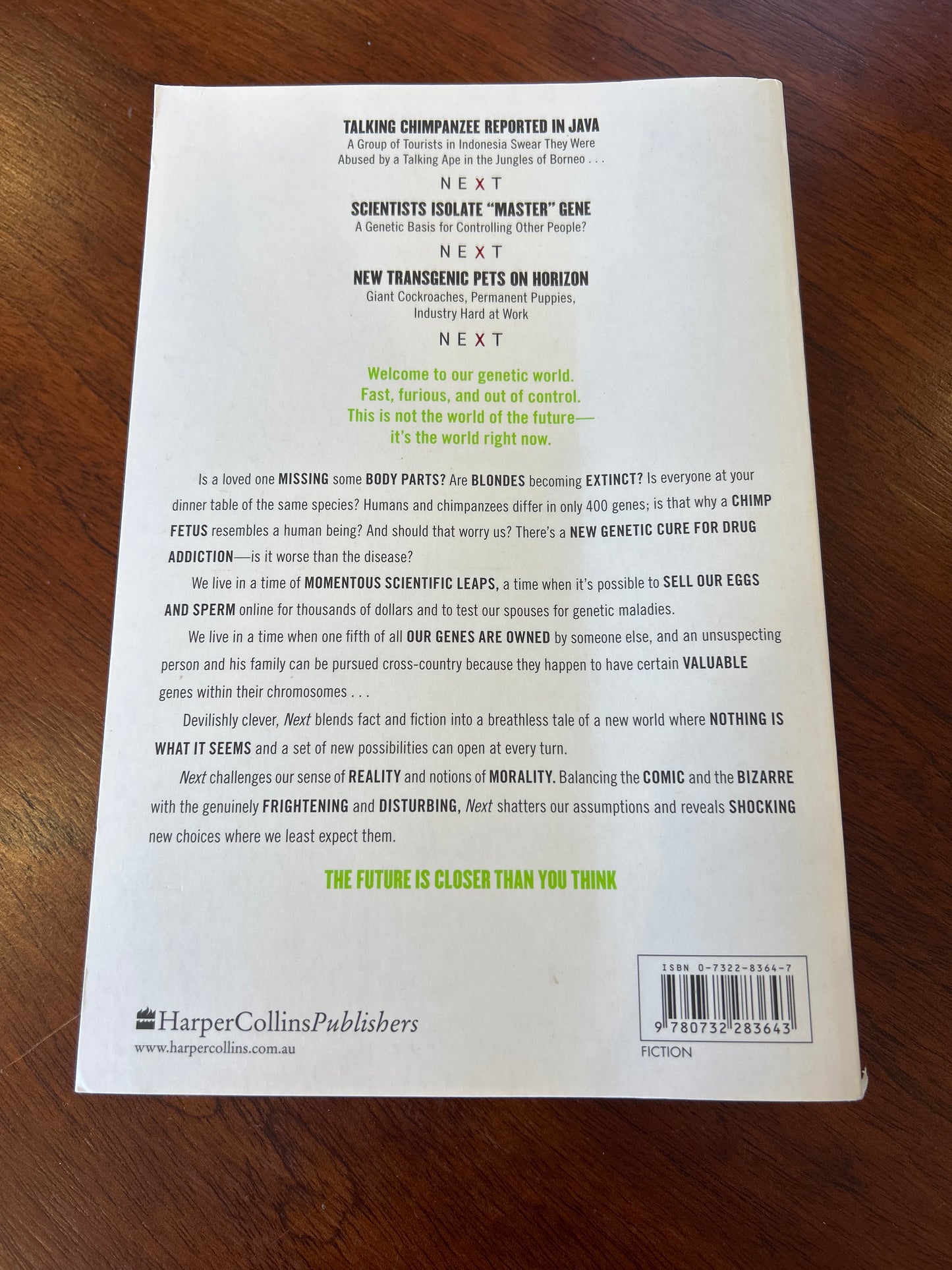 Next. Michael Crichton. 2006.