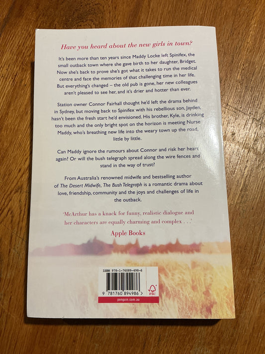 Bush telegraph. Fiona McArthur. 2020.