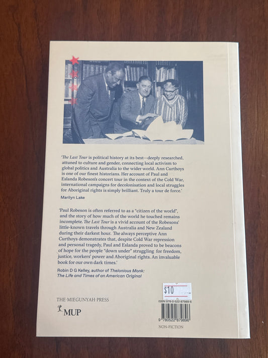 The last tour. Ann Curthoys. 2025.