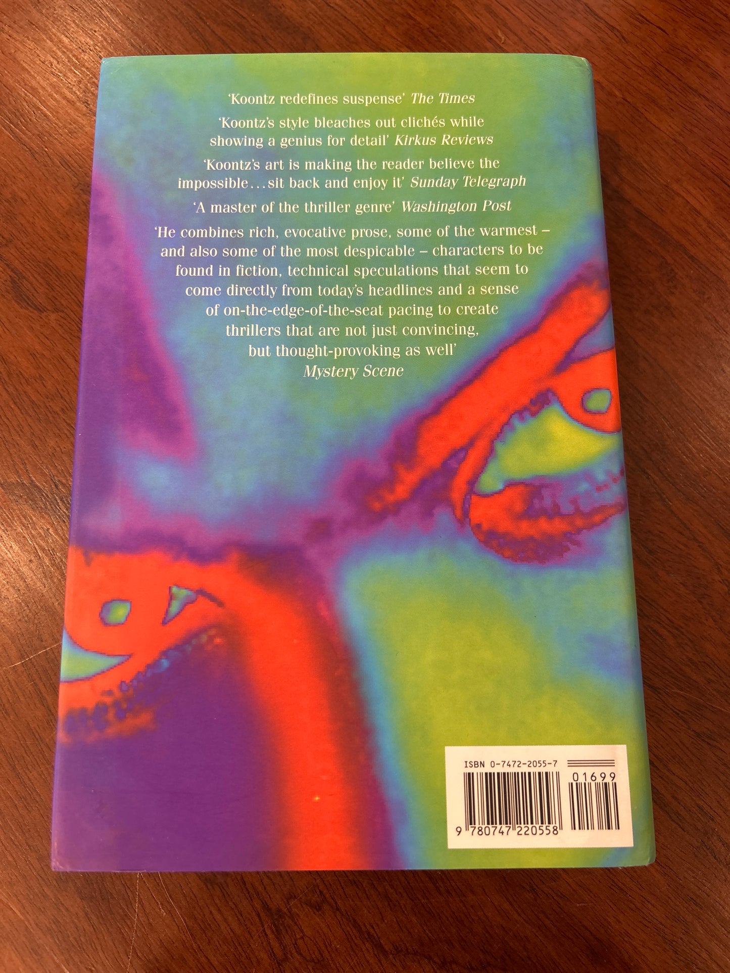 Fear nothing. Dean Koontz. 1997.