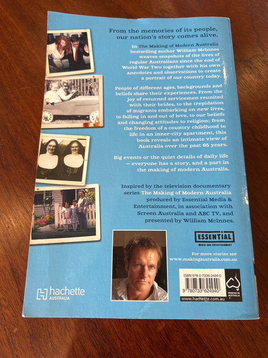 Making of modern Australia. William McInnes. 2010.