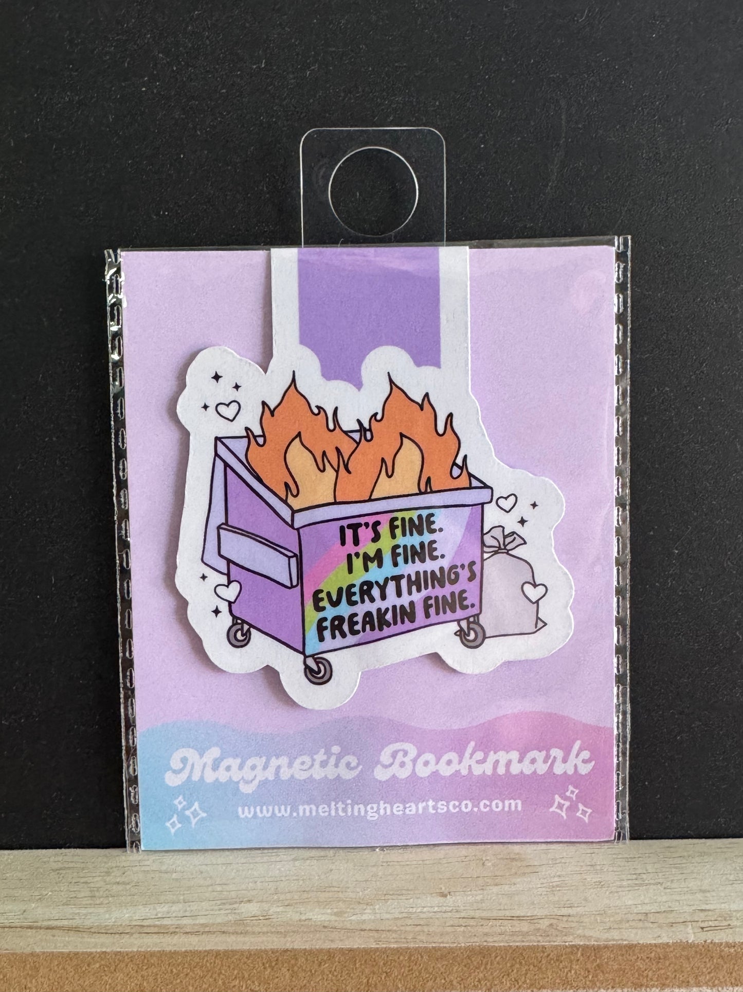 It’s Fine. I’m Fine. Everything’s Freaking Fine. Magnetic Bookmark.