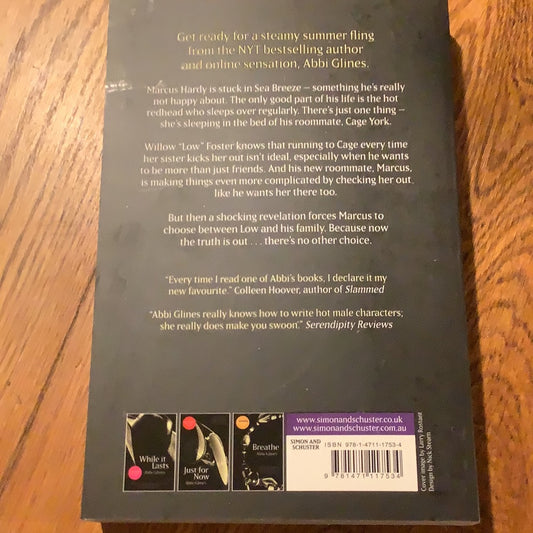 Because of Low. Abbi Glines. 2013.