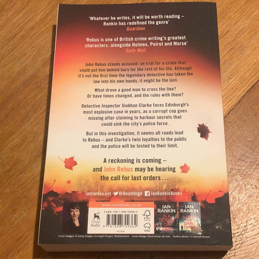 Heart full of headstones. Ian Rankin. 2023.