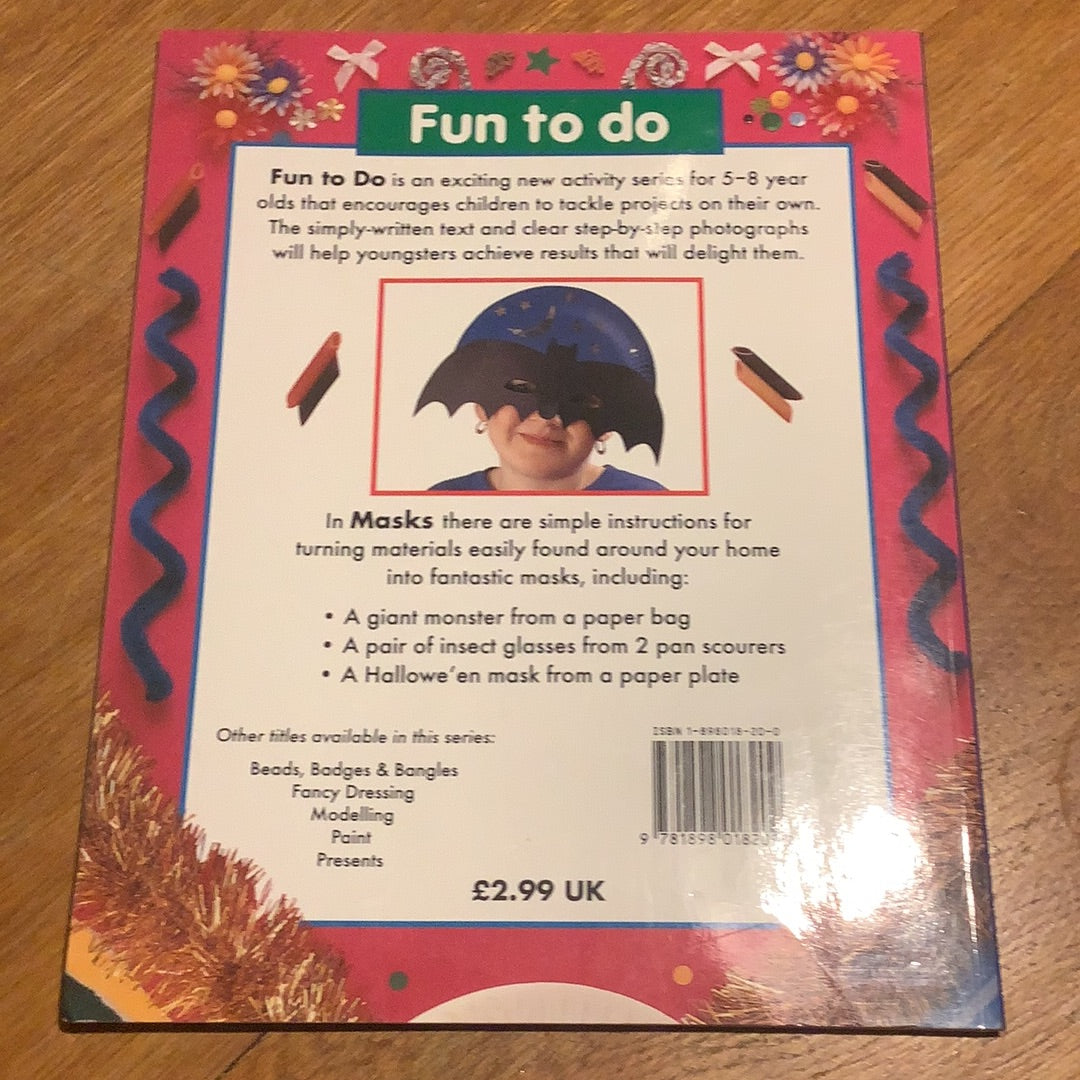 Fun to do masks. Clare Beaton. 1994.