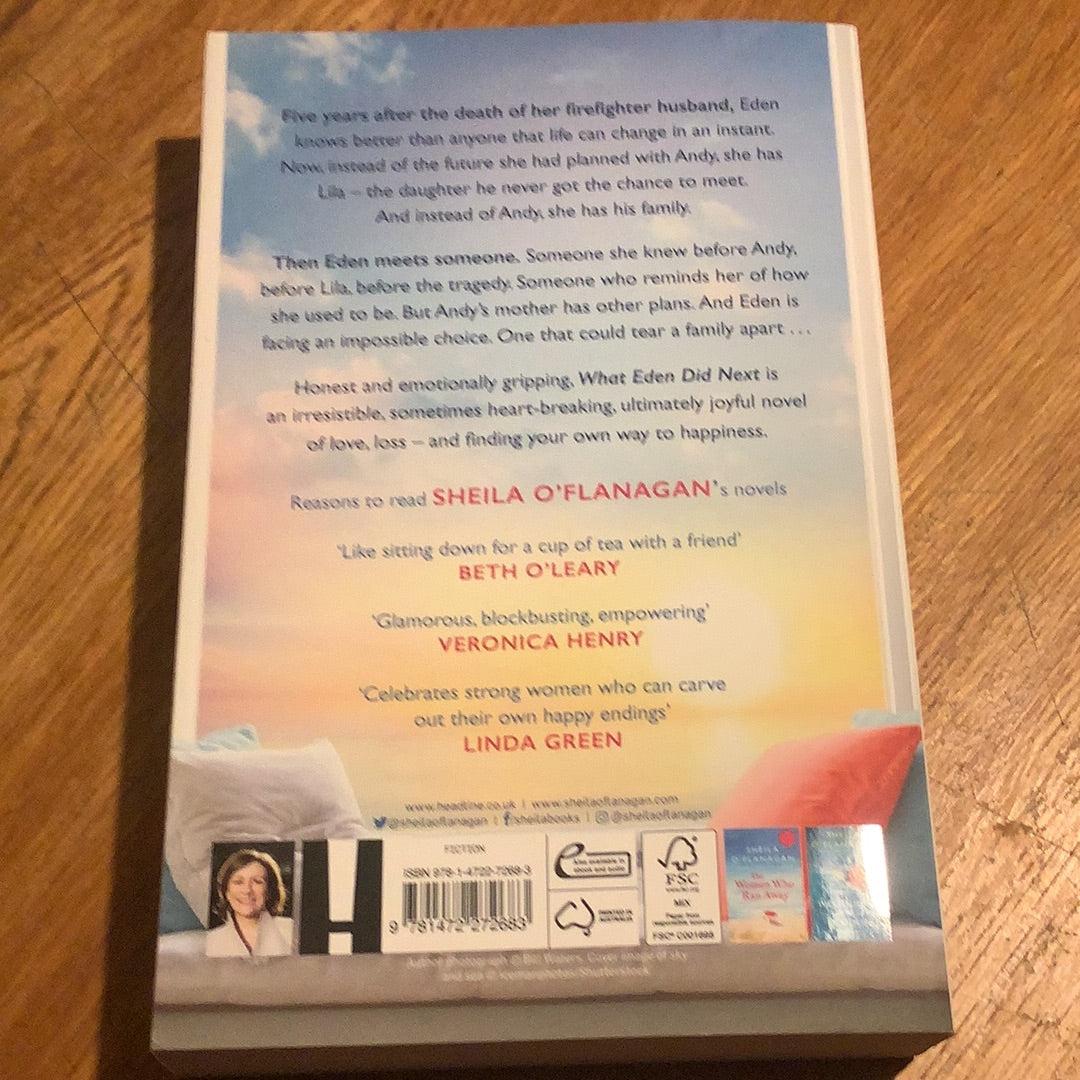 What Eden did next. Sheila O’Flanagan. 2022.