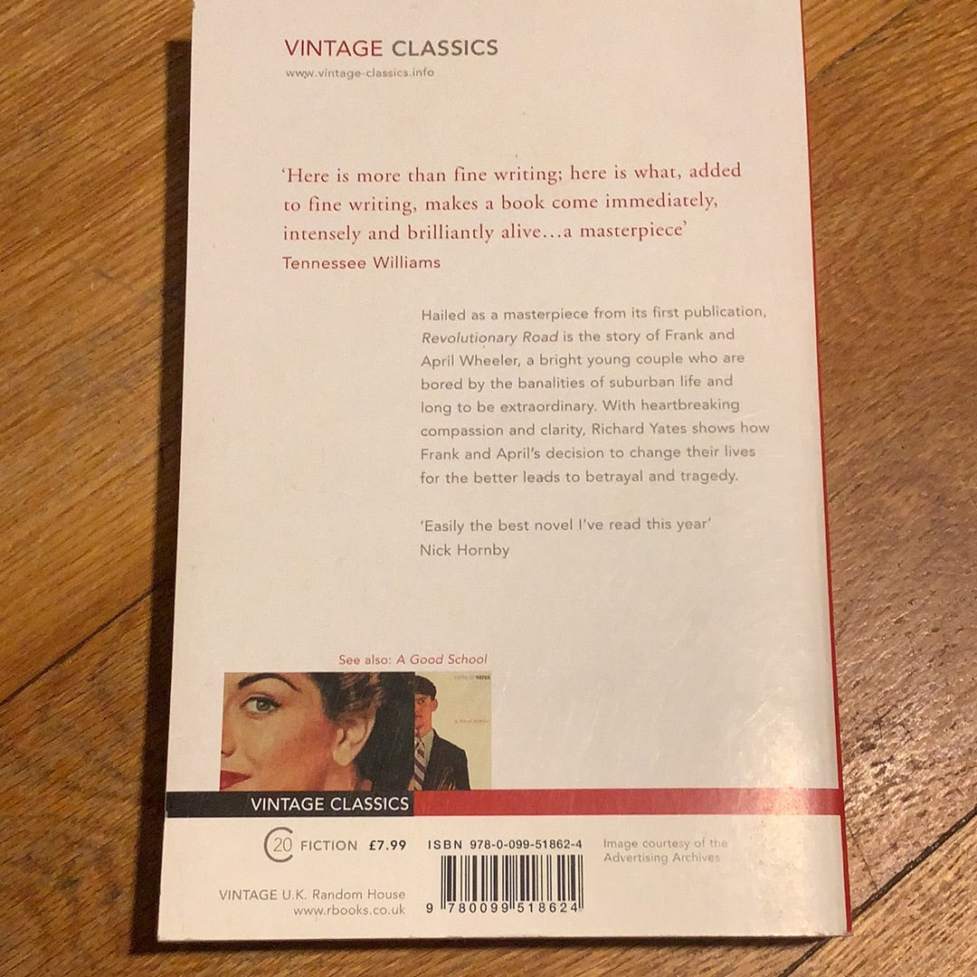 Revolutionary road. Richard Yates. 2007.