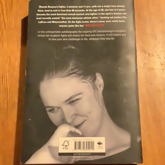My fight, your fight. Rhonda Rousey. 2015.