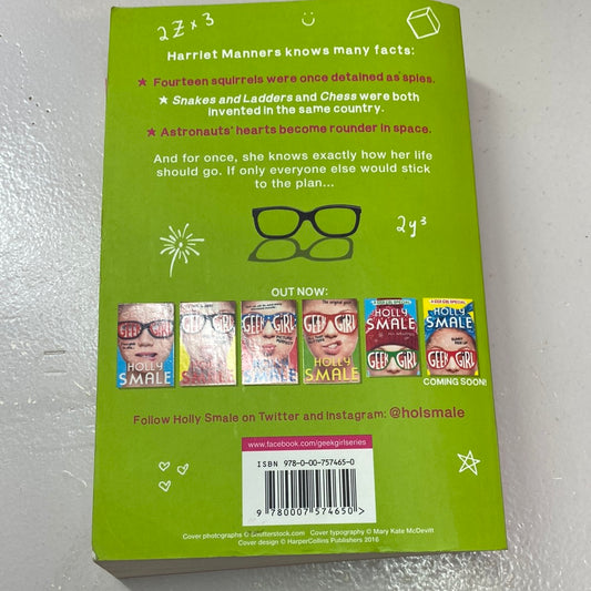 Geek girl: head over heels. Holly Smale. 2016.