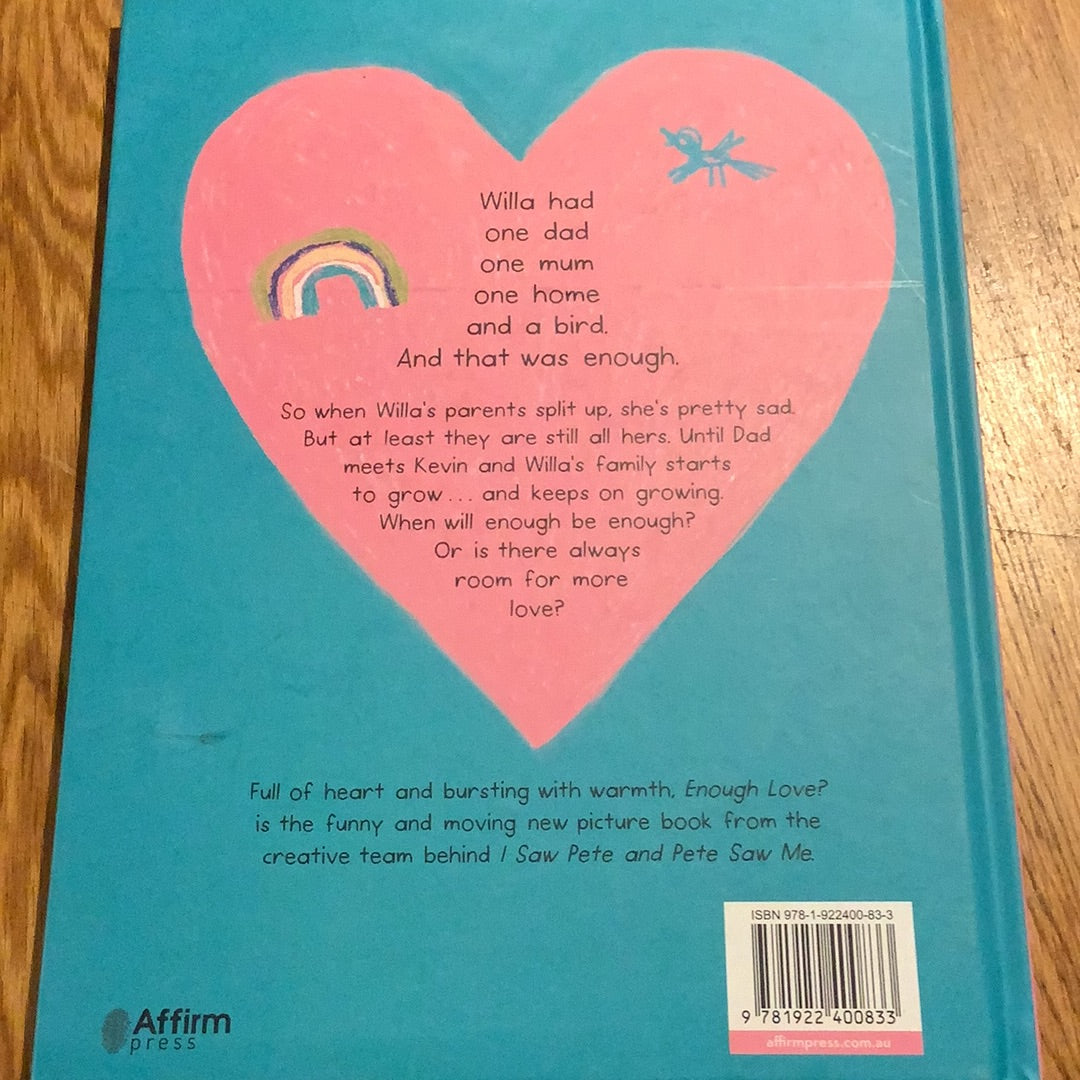 Enough love? Maggie Hutchings. 2021.