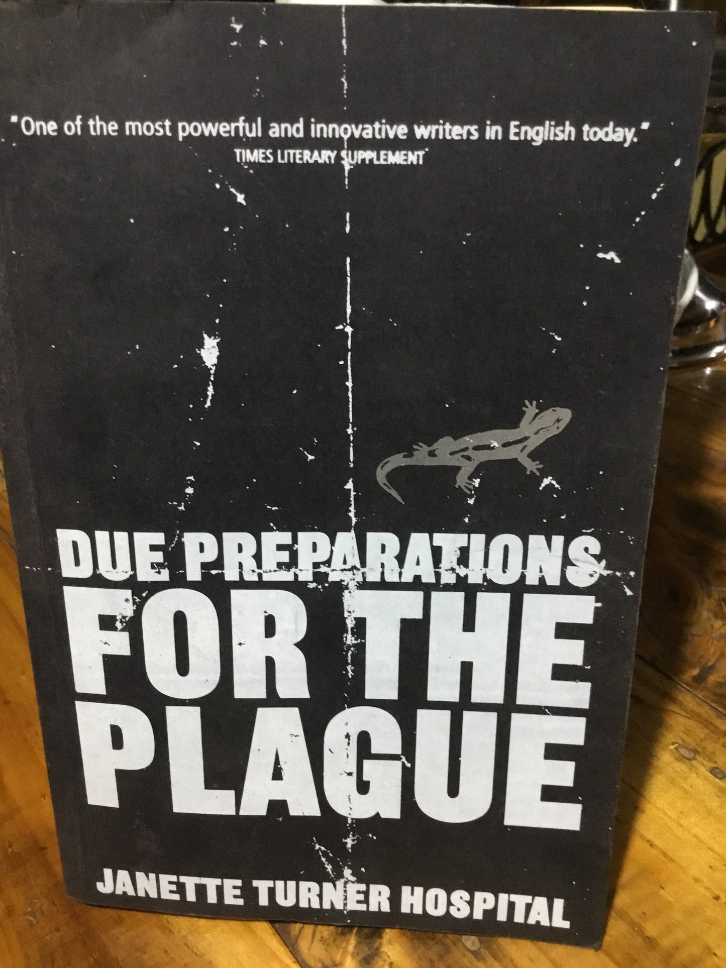 Due preparations for the plague (Hospital, Janet Turner)
