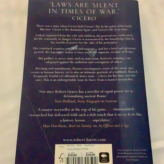 Dictator. Robert Harris. 2015.