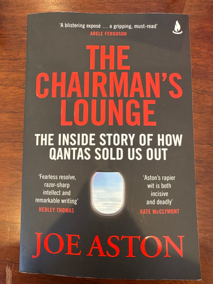 Chairman’s Lounge. Joe Aston. 2024.