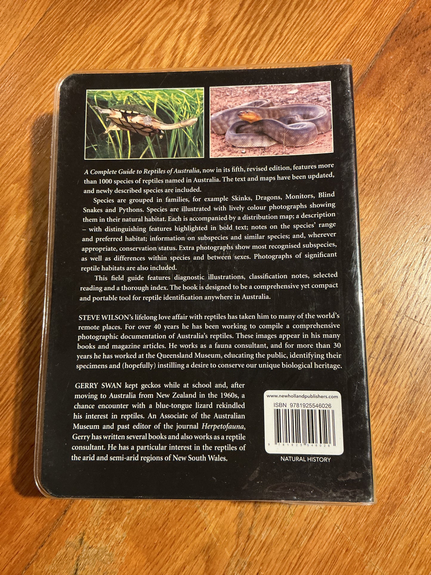 Complete guide to reptiles of Australia. Steve Wilson and Gerry Swan. 2017.