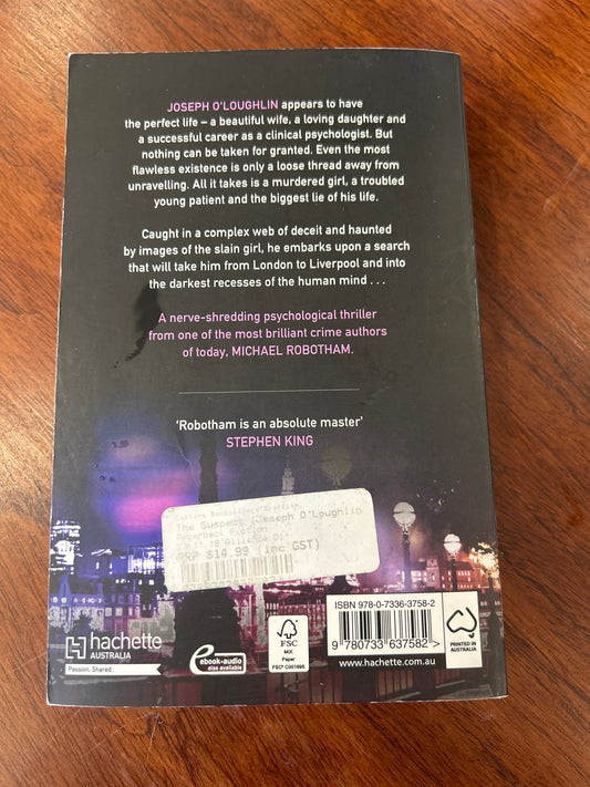 Suspect. Michael Robotham. 2018.