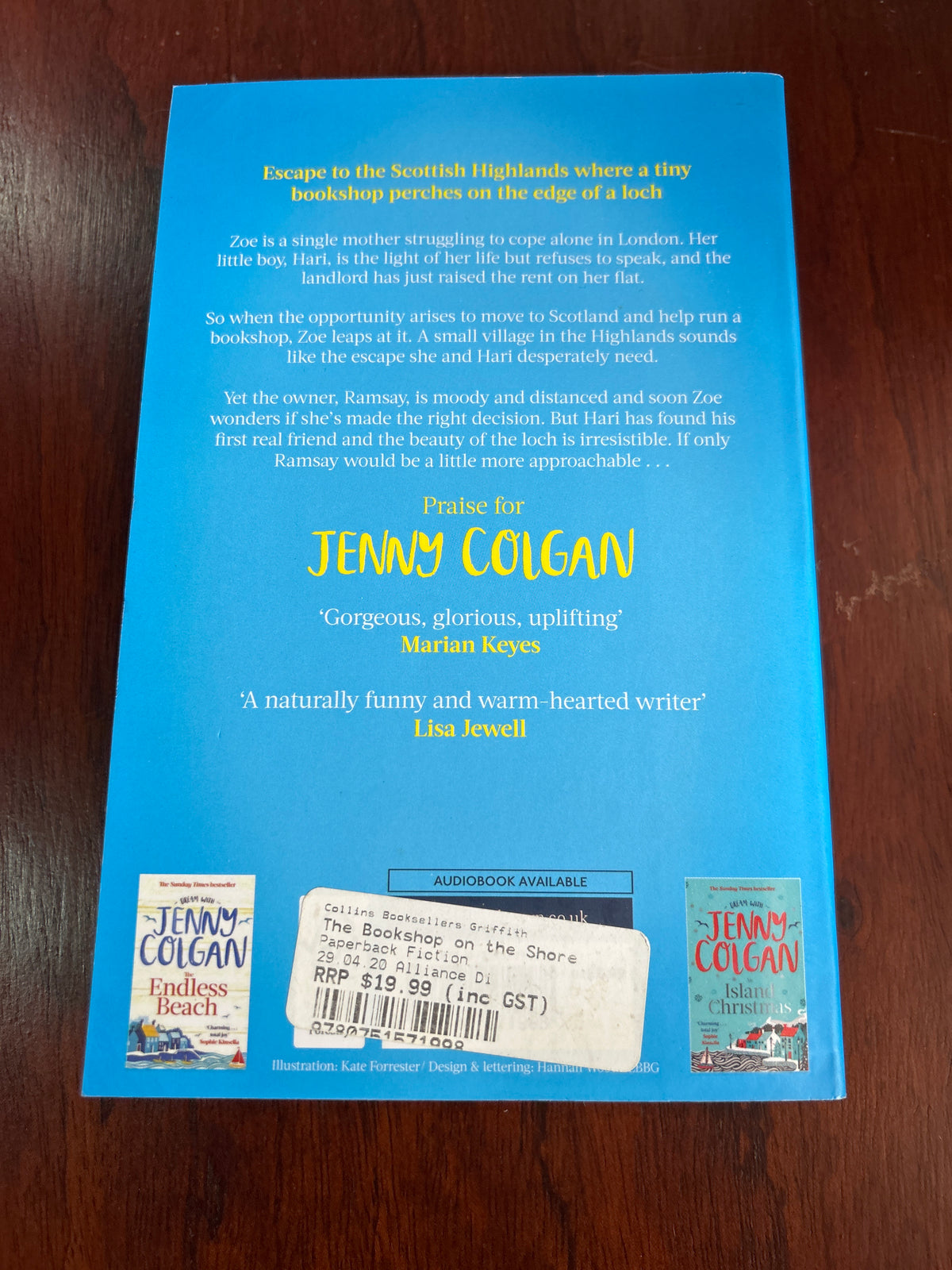 Bookshop on the shore. Jenny Colgan. 2020.