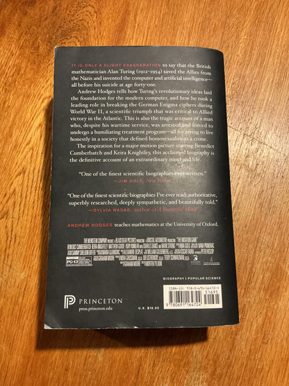 Alan Turing: the enigma. Andrew Hodges. 2014.