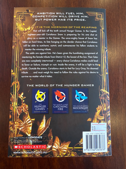 Ballad of Songbirds and Snakes. Suzanne Collins. 2023.