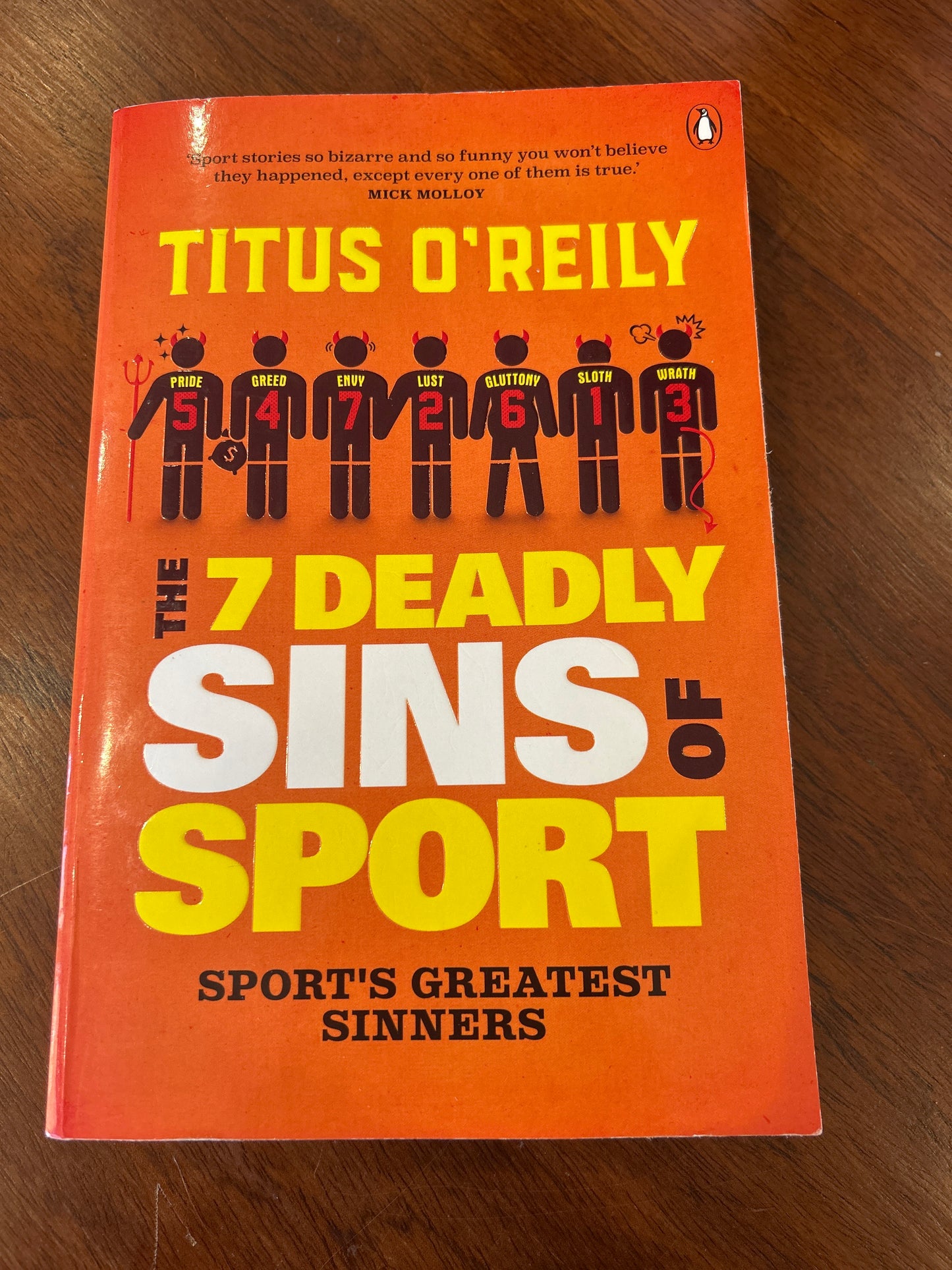 7 deadly sins of sport. Titus O’Reily. 2024.